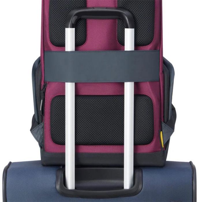 DELSEY SECURFLAP S BACKPACK 16 BURGUNDY - حقيبة ظهر | DELSEY - دلسى DELSEY SECURFLAP S BACKPACK 16 BURGUNDY - حقيبة ظهر | DELSEY - دلسى