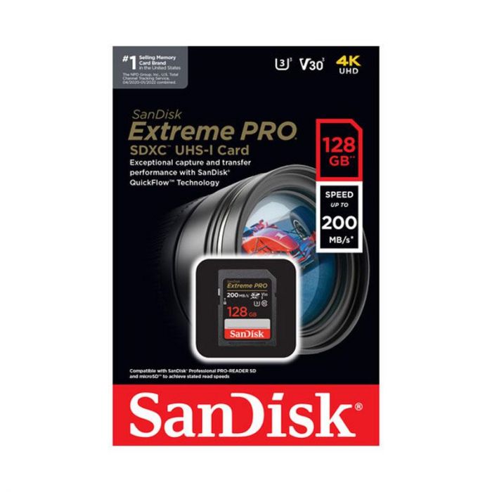 SDSDXXD-128G-GN4IN EXT PRO SD-UHS 4K-200MBs - أجهزة التخزين | SANDISK - سانديسك SDSDXXD-128G-GN4IN EXT PRO SD-UHS 4K-200MBs - أجهزة التخزين | SANDISK - سانديسك