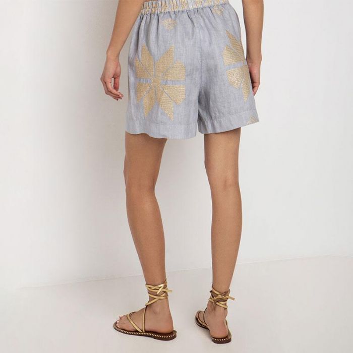 SHORTS AEOLIS MULTI ELASTIC WAIST - سروال قصير | GREEK ARCHAIC KORI - غريك اركايك كوري SHORTS AEOLIS MULTI ELASTIC WAIST - سروال قصير | GREEK ARCHAIC KORI - غريك اركايك كوري