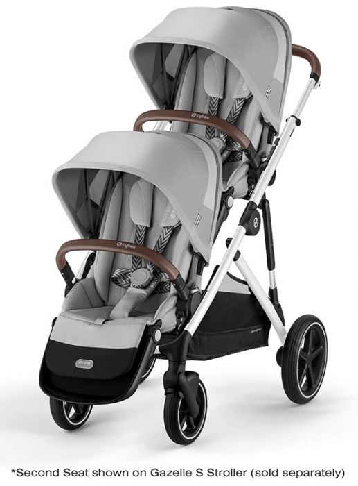 GAZELLE S SEAT SLV FRAME GREY EXTRA SEAT - عربة أطفال | CYBEX - سايبكس GAZELLE S SEAT SLV FRAME GREY EXTRA SEAT - عربة أطفال | CYBEX - سايبكس