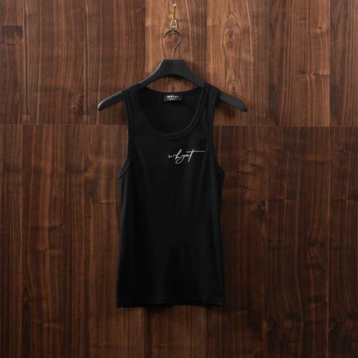 TANK TOP SIGNATURE LOGO - تي شيرت داخلي | WHYAT - وايت TANK TOP SIGNATURE LOGO - تي شيرت داخلي | WHYAT - وايت