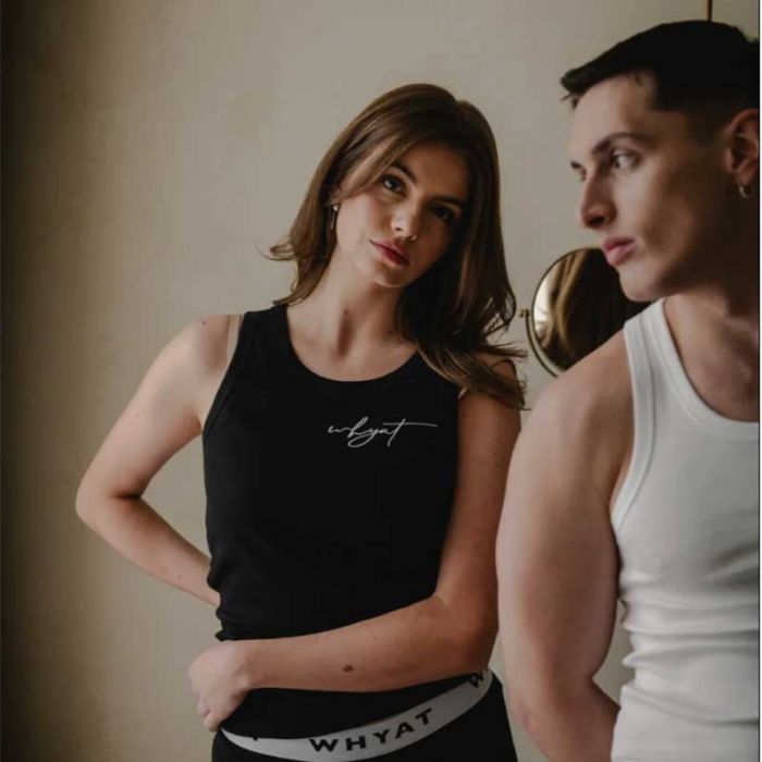 TANK TOP SIGNATURE LOGO - تي شيرت داخلي | WHYAT - وايت TANK TOP SIGNATURE LOGO - تي شيرت داخلي | WHYAT - وايت