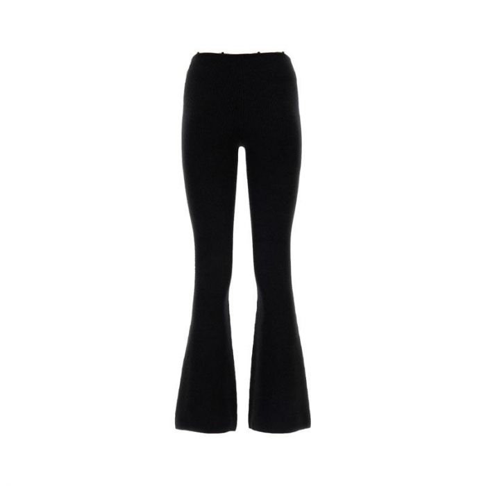 BOOT LEG PANT NAMEPLATE CHAIN - بنطلون | ALEXANDER WANG - الكسندر وانغ BOOT LEG PANT NAMEPLATE CHAIN - بنطلون | ALEXANDER WANG - الكسندر وانغ