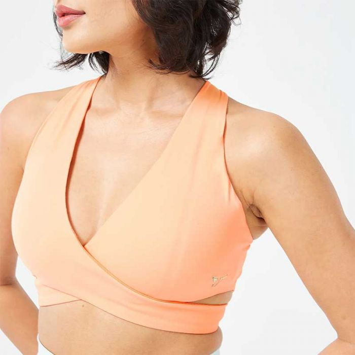 RETROGRADE CRISS CROSS BRA TOP - حمالة صدر رياضية | SQUATWOLF - سكوات ولف