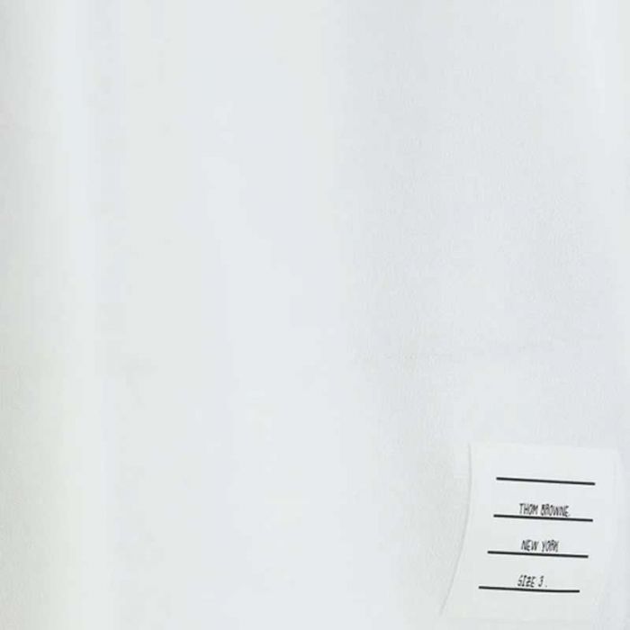 SS RIB CUFF POLO - بولو كم قصير | THOM BROWNE - توم براون SS RIB CUFF POLO - بولو كم قصير | THOM BROWNE - توم براون