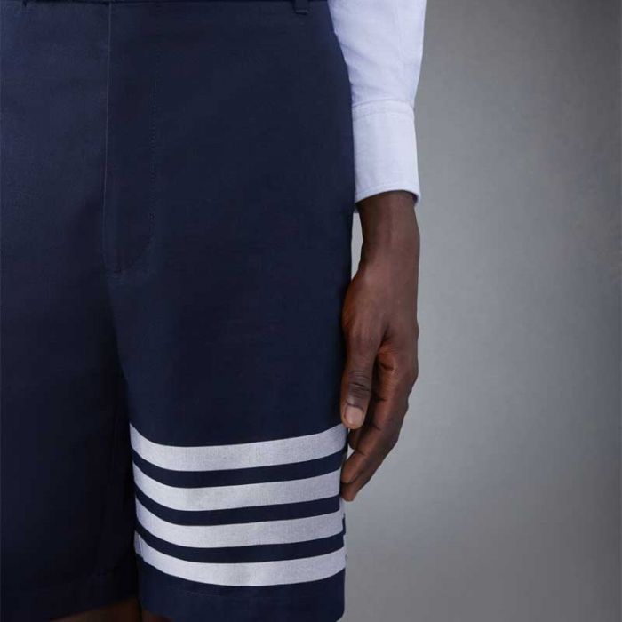 DOUBLE WELT POCKET SHORT - شورتات | THOM BROWNE - توم براون DOUBLE WELT POCKET SHORT - شورتات | THOM BROWNE - توم براون