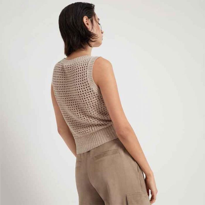 KNITTED VEST - صديري | BRUNELLO CUCINELLI - برونيلو كوتشينيلي KNITTED VEST - صديري | BRUNELLO CUCINELLI - برونيلو كوتشينيلي