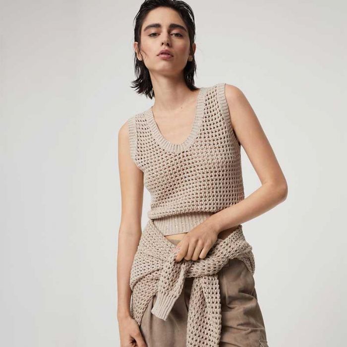 KNITTED VEST - صديري | BRUNELLO CUCINELLI - برونيلو كوتشينيلي KNITTED VEST - صديري | BRUNELLO CUCINELLI - برونيلو كوتشينيلي