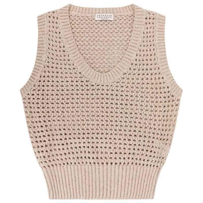 KNITTED VEST - صديري | BRUNELLO CUCINELLI - برونيلو كوتشينيلي KNITTED VEST - صديري | BRUNELLO CUCINELLI - برونيلو كوتشينيلي