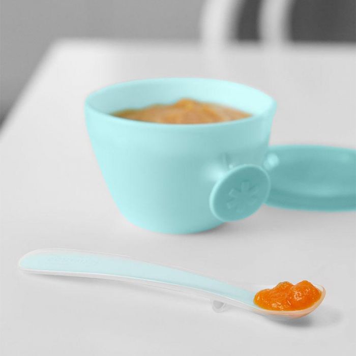 Easy Feed Mealtime Set Teal-Grey - إكسسوارات | SKIP HOP - سكيب هوب Easy Feed Mealtime Set Teal-Grey - إكسسوارات | SKIP HOP - سكيب هوب