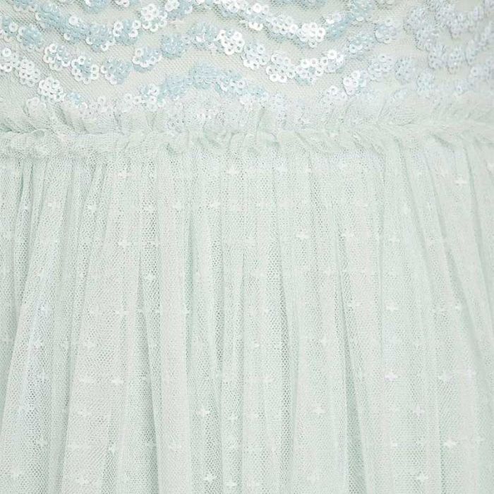 SHIMMER WAVE GLOSS BODICE ONE-SHOULDER ANKLE GOWN - فستان | NEEDLE & THREAD - نيدل & ثريد SHIMMER WAVE GLOSS BODICE ONE-SHOULDER ANKLE GOWN - فستان | NEEDLE & THREAD - نيدل & ثريد