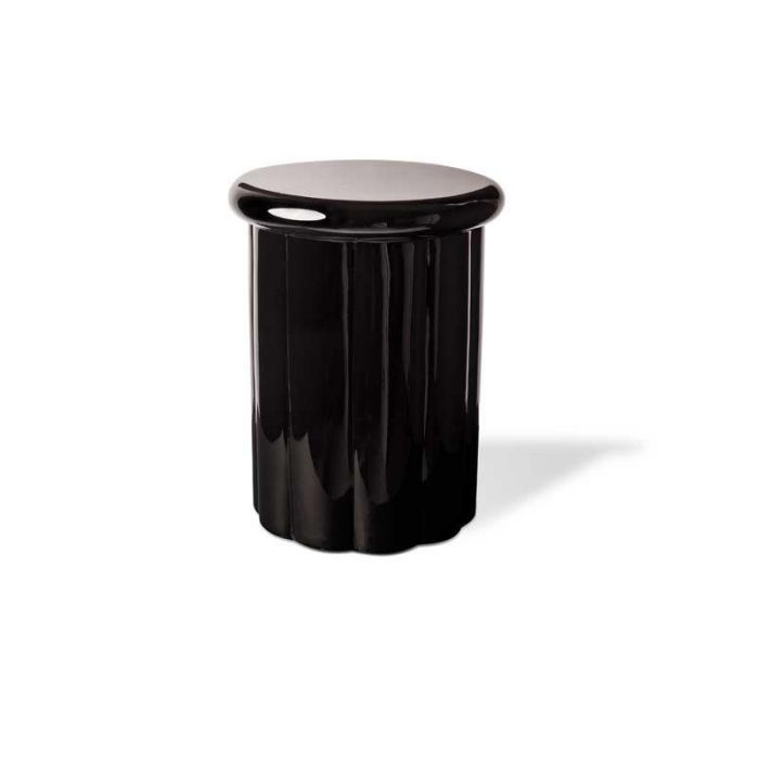 STOOL ROMAN BLACK - البراز | POLSPOTTEN - بولسبوتن
