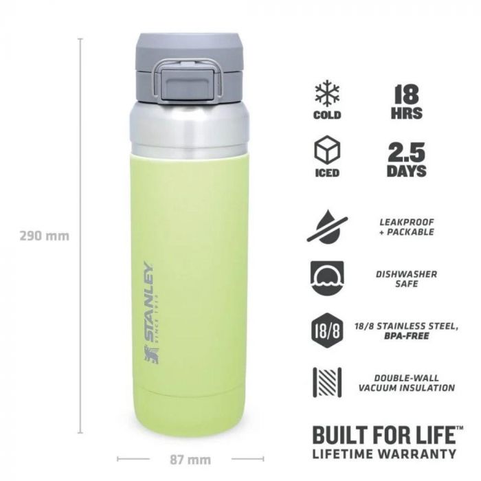 STANLEY GO 1064ML/36OZ QUICK FLIP BTL CITRON - ستانلي كوب كويك فيليب جو 1064 مل | STANLEY - ستانلي STANLEY GO 1064ML/36OZ QUICK FLIP BTL CITRON - ستانلي كوب كويك فيليب جو 1064 مل | STANLEY - ستانلي