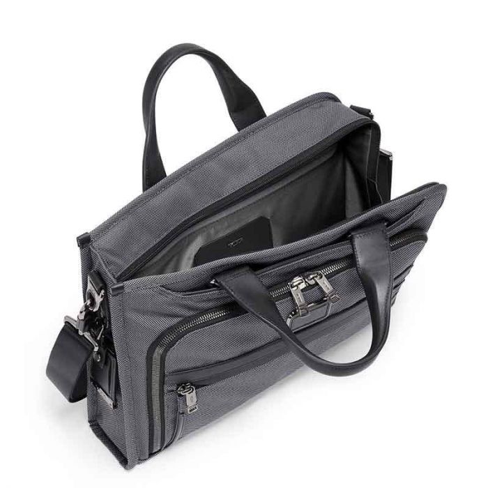 TUMI ALPHA SLIM DELUXE PORTFOLIO METEOR GREY GREY OS | TUMI - تومي TUMI ALPHA SLIM DELUXE PORTFOLIO METEOR GREY GREY OS | TUMI - تومي