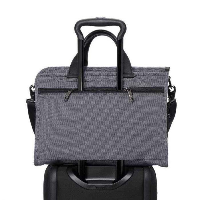 TUMI ALPHA SLIM DELUXE PORTFOLIO METEOR GREY GREY OS | TUMI - تومي TUMI ALPHA SLIM DELUXE PORTFOLIO METEOR GREY GREY OS | TUMI - تومي