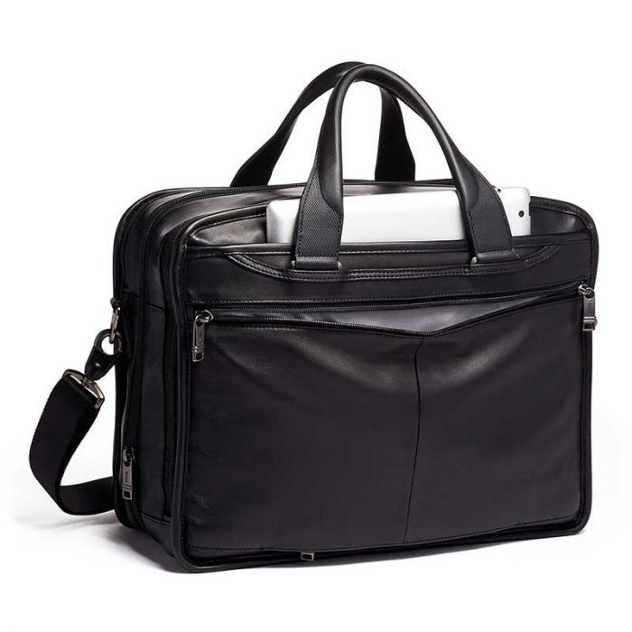 TUMI ALPHA EXP ORG LAPTOP BRIEF BLACK OS | TUMI - تومي TUMI ALPHA EXP ORG LAPTOP BRIEF BLACK OS | TUMI - تومي
