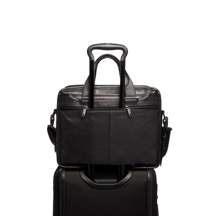 TUMI ALPHA EXP ORG LAPTOP BRIEF BLACK OS | TUMI - تومي TUMI ALPHA EXP ORG LAPTOP BRIEF BLACK OS | TUMI - تومي