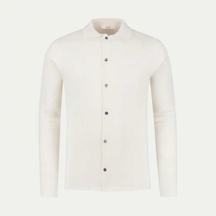 KNITTED SHIRT - قميص سادة كم طويل | AURELIEN - أوريليان KNITTED SHIRT - قميص سادة كم طويل | AURELIEN - أوريليان