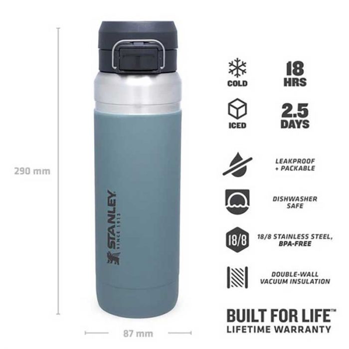 STANLEY GO 1064ML/36OZ QUICK FLIP BTL SHALE-10-09150-067 - زجاجة بغطاء سريع الفتح | STANLEY - ستانلي STANLEY GO 1064ML/36OZ QUICK FLIP BTL SHALE-10-09150-067 - زجاجة بغطاء سريع الفتح | STANLEY - ستانلي