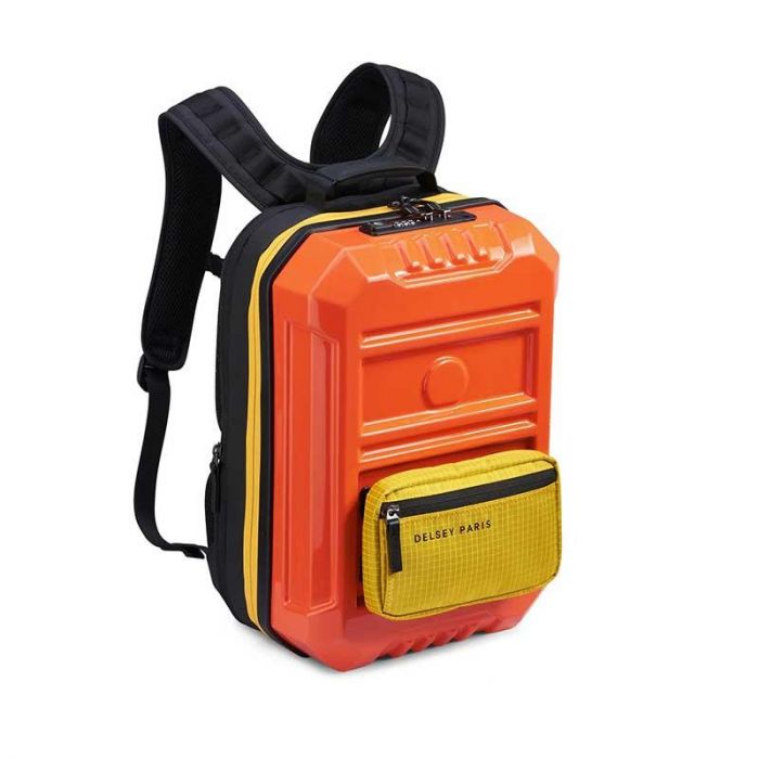 DELSEY REMPART EXP HYPBRID BACKPACK ORANGE - حقيبة ظهر | DELSEY - دلسى DELSEY REMPART EXP HYPBRID BACKPACK ORANGE - حقيبة ظهر | DELSEY - دلسى