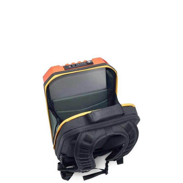 DELSEY REMPART EXP HYPBRID BACKPACK ORANGE - حقيبة ظهر | DELSEY - دلسى DELSEY REMPART EXP HYPBRID BACKPACK ORANGE - حقيبة ظهر | DELSEY - دلسى
