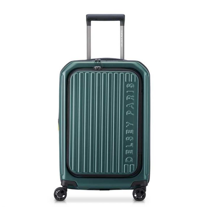 DELSEY SECURITIME INTL EXP 55CM DEEP GREEN - ديلسي حقيبه بعجلات | DELSEY - دلسى