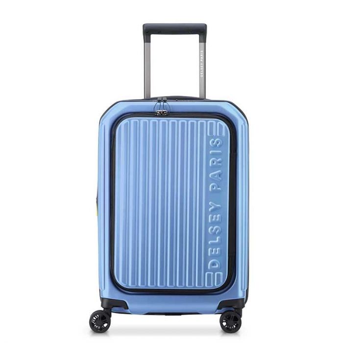 DELSEY SECURITIME INTL EXP 55CM LAVENDER BLUE - ديلسي حقيبه بعجلات | DELSEY - دلسى