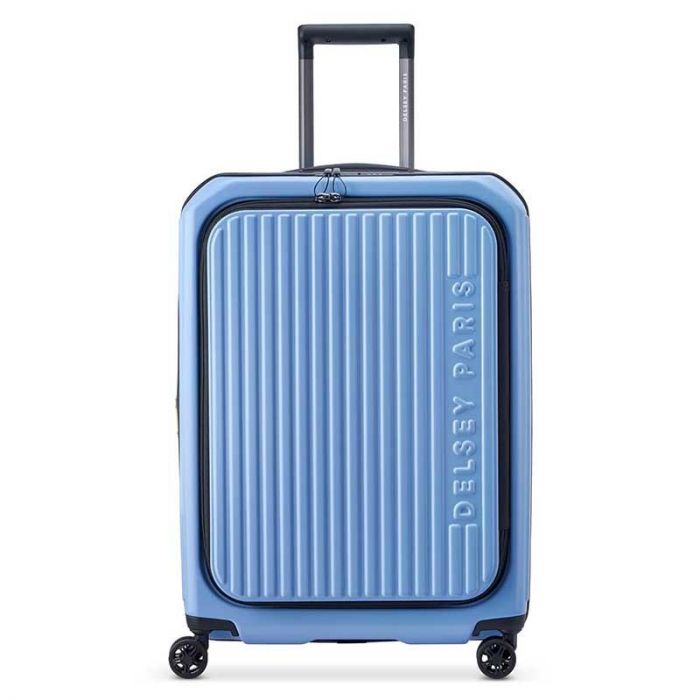 DELSEY SECURITIME INTL EXP 65CM SPINNER LAVENDER BLUE - ديلسي حقيبه بعجلات | DELSEY - دلسى