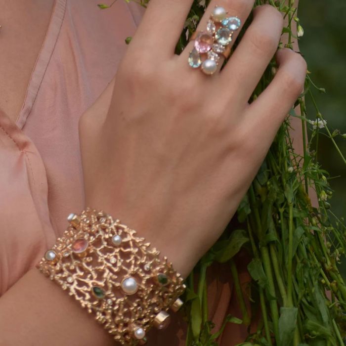 14K CANDY CABANA MULTIGEM CUFF - أساور | ATELIER MON - أتيلير مون 14K CANDY CABANA MULTIGEM CUFF - أساور | ATELIER MON - أتيلير مون