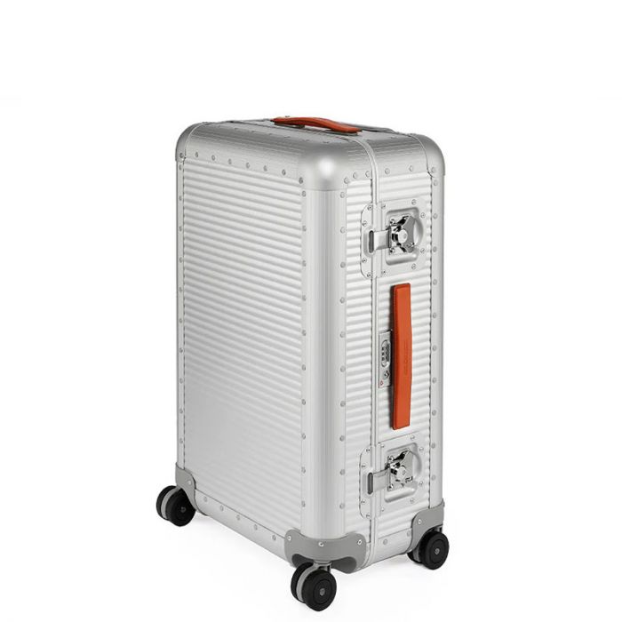 BANK SPINNER 76 ALUMINUM : FABBRICA PELLETTERIE MILANO : MOONLIGHT SILVER : OS - أمتعة زي إتش | FPM - فبريكا بيليتيري ميلانو