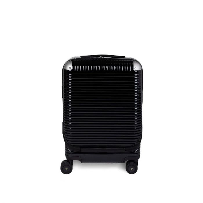 BANK LIGHT SPINNER 53 CM FRONT POCKET POLYCARBONATE : FABBRICA PELLETTERIE MILANO : LICORICE BLACK : OS - أمتعة زي إتش | FPM - فبريكا بيليتيري ميلانو BANK LIGHT SPINNER 53 CM FRONT POCKET POLYCARBONATE : FABBRICA PELLETTERIE MILANO : LICORICE BLACK : OS - أمتعة زي إتش | FPM - فبريكا بيليتيري ميلانو