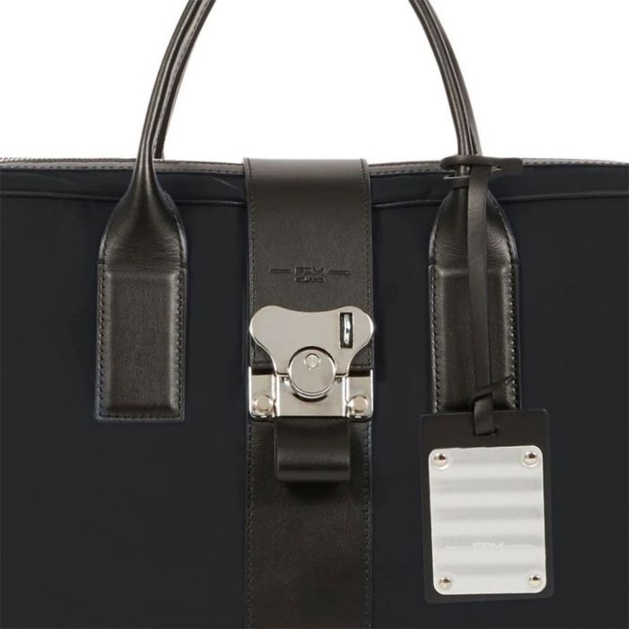 BANK ON THE ROAD BUTTERFLY PC BRIEFCASE FABRIC : FABBRICA PELLETTERIE MILANO : EBONY : OS - ديلسي حقيبه مستندات | FPM - فبريكا بيليتيري ميلانو BANK ON THE ROAD BUTTERFLY PC BRIEFCASE FABRIC : FABBRICA PELLETTERIE MILANO : EBONY : OS - ديلسي حقيبه مستندات | FPM - فبريكا بيليتيري ميلانو