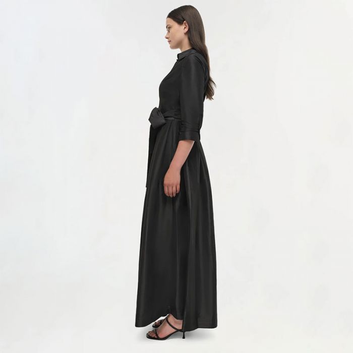 JULIP S S BELTED GOWN - فستان | SIMKHAI - سيمخاي JULIP S S BELTED GOWN - فستان | SIMKHAI - سيمخاي