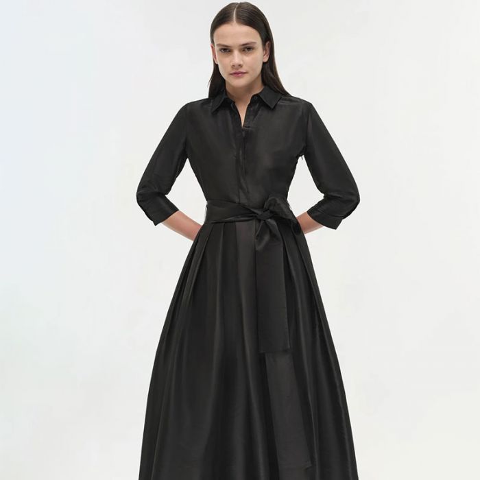JULIP S S BELTED GOWN - فستان | SIMKHAI - سيمخاي JULIP S S BELTED GOWN - فستان | SIMKHAI - سيمخاي