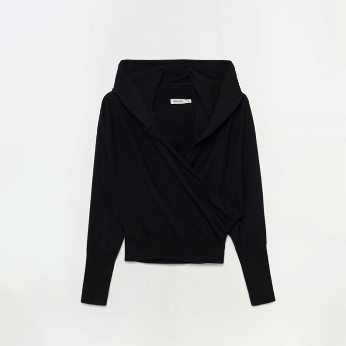 RILEY WRAP HOODIE - قميص | SIMKHAI - سيمخاي RILEY WRAP HOODIE - قميص | SIMKHAI - سيمخاي