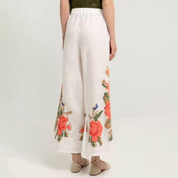 PANTS ROSE ELASTICATED WAIST - بنطلون | GREEK ARCHAIC KORI - غريك اركايك كوري PANTS ROSE ELASTICATED WAIST - بنطلون | GREEK ARCHAIC KORI - غريك اركايك كوري