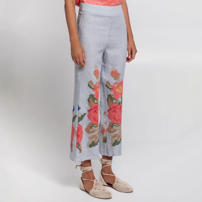 PANTS ROSE SIDE ZIPPPER - بنطلون | GREEK ARCHAIC KORI - غريك اركايك كوري PANTS ROSE SIDE ZIPPPER - بنطلون | GREEK ARCHAIC KORI - غريك اركايك كوري