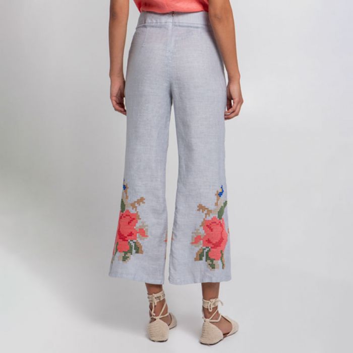 PANTS ROSE SIDE ZIPPPER - بنطلون | GREEK ARCHAIC KORI - غريك اركايك كوري PANTS ROSE SIDE ZIPPPER - بنطلون | GREEK ARCHAIC KORI - غريك اركايك كوري