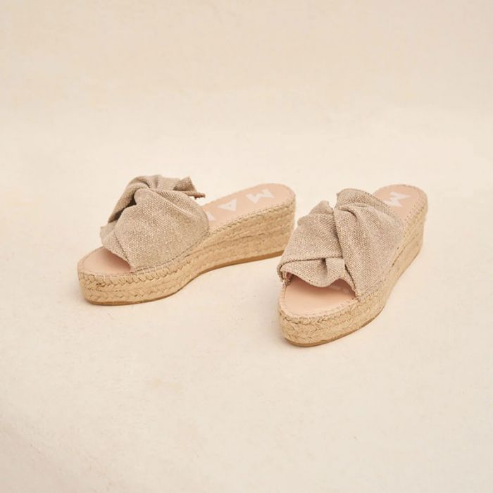PLATFORMS WITH KNOT - صنادل نسائية | MANEBI - مانيبي PLATFORMS WITH KNOT - صنادل نسائية | MANEBI - مانيبي