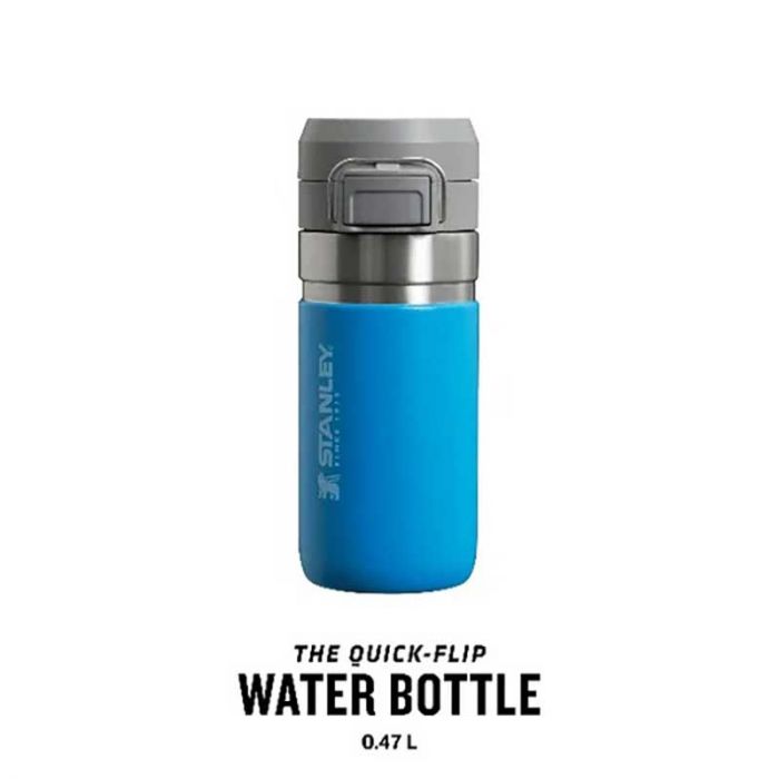 STANLEY GO 473ML/16OZ QUICK FLIP BTL AZURE-10-09148-095 - زجاجة بغطاء سريع الفتح | STANLEY - ستانلي STANLEY GO 473ML/16OZ QUICK FLIP BTL AZURE-10-09148-095 - زجاجة بغطاء سريع الفتح | STANLEY - ستانلي