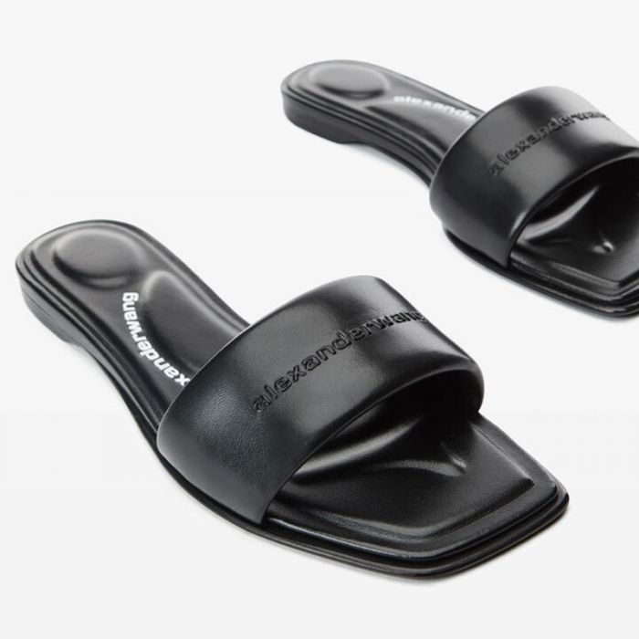 VY FLAT SANDAL - صندل | ALEXANDER WANG - الكسندر وانغ VY FLAT SANDAL - صندل | ALEXANDER WANG - الكسندر وانغ