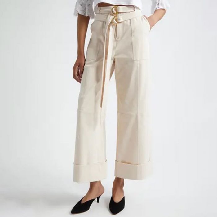 BRUSHED TWILL WINOMA PANT - بنطلونات | CINQ A SEPT - سانك آ سبت