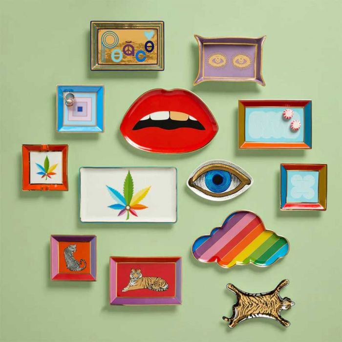 EYE TRINKET TRAY SINGLE MULTI 6.5x4: JONATHAN ADLER - صينية | JONATHAN ADLER - جوناثان أدلر EYE TRINKET TRAY SINGLE MULTI 6.5x4: JONATHAN ADLER - صينية | JONATHAN ADLER - جوناثان أدلر
