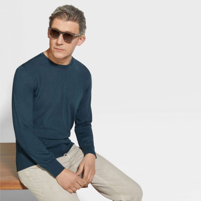 KNITWEAR CREWNECK - ملابس تريكو | ZEGNA - زينيا KNITWEAR CREWNECK - ملابس تريكو | ZEGNA - زينيا