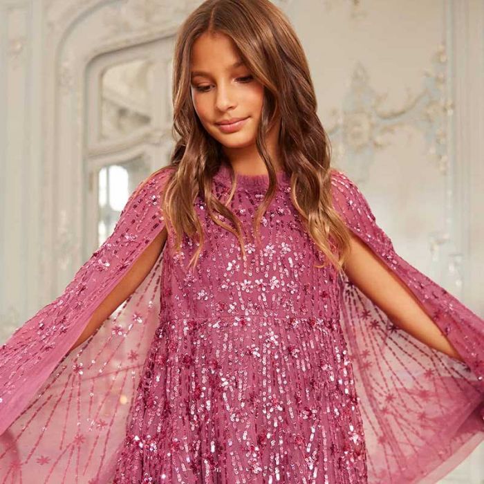 GIRL DRESS - فستان | NEEDLE & THREAD - نيدل & ثريد