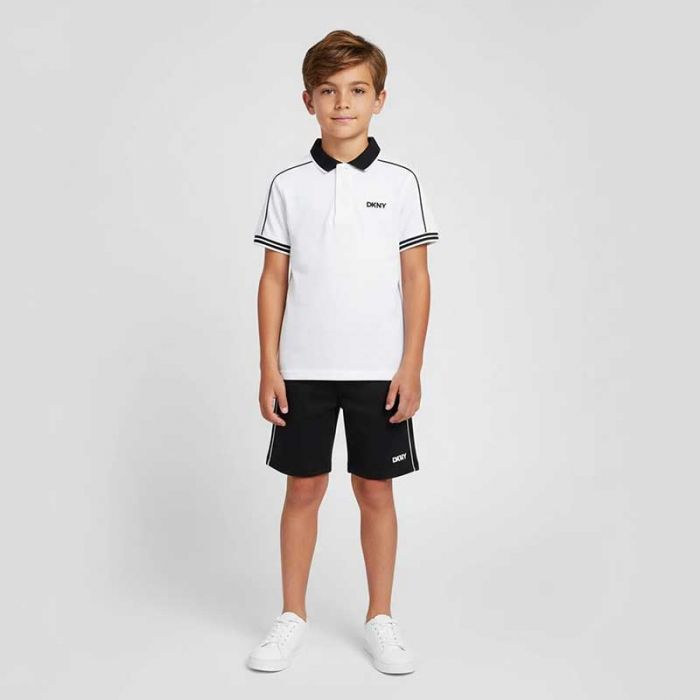 BOY POLO+SHORTS - بولو | DKNY - دكني BOY POLO+SHORTS - بولو | DKNY - دكني