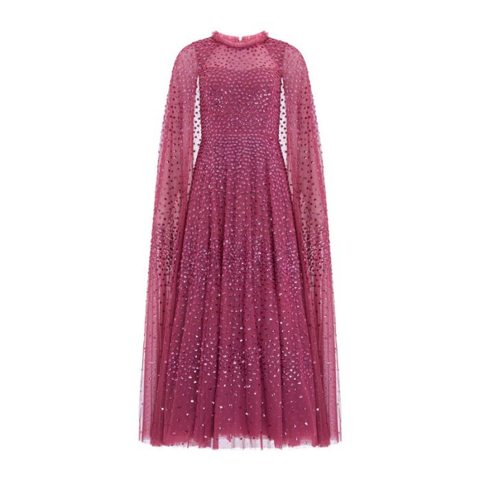 SCATTER DOT CAPE ANKLE GOWN - فستان | NEEDLE & THREAD - نيدل & ثريد SCATTER DOT CAPE ANKLE GOWN - فستان | NEEDLE & THREAD - نيدل & ثريد