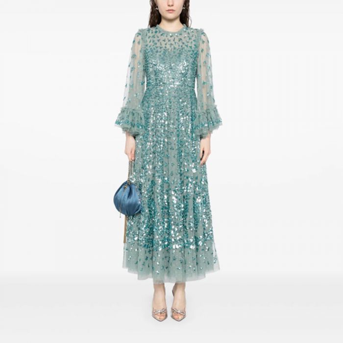 FERN ANKLE GOWN - فستان | NEEDLE & THREAD - نيدل & ثريد FERN ANKLE GOWN - فستان | NEEDLE & THREAD - نيدل & ثريد