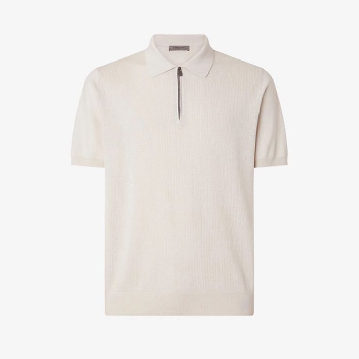 KNITTED POLO - بولو كم قصير | CORNELIANI - كورنيلياني KNITTED POLO - بولو كم قصير | CORNELIANI - كورنيلياني