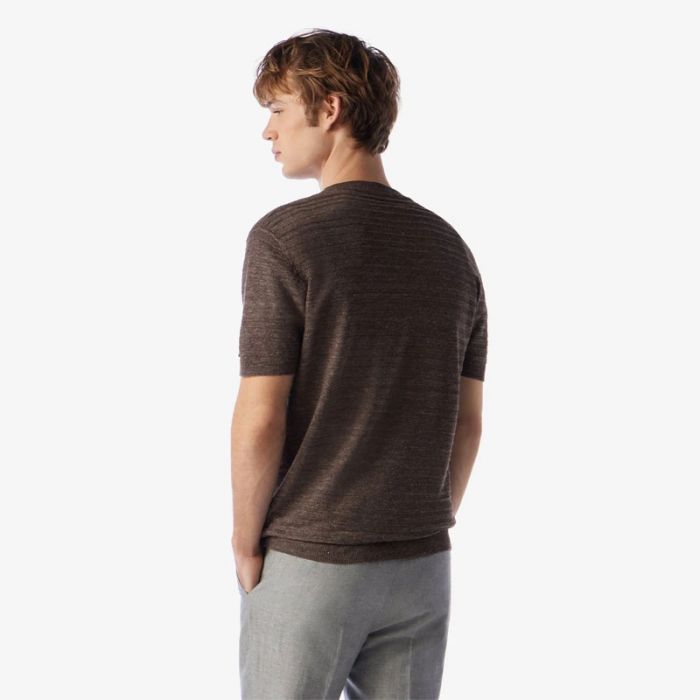 KNIT SHIRT - قميص سادة كم طويل | CORNELIANI - كورنيلياني KNIT SHIRT - قميص سادة كم طويل | CORNELIANI - كورنيلياني